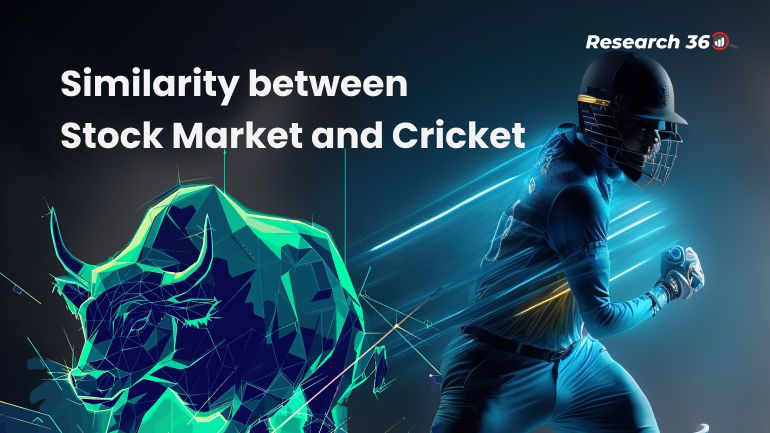 Similarity between Stock Market and Cricket